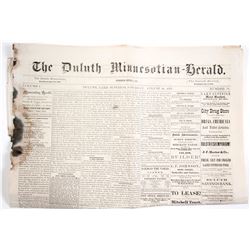 1876 Duluth Newspaper  (63909)