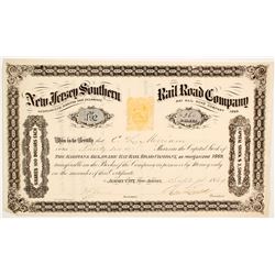 New Jersey Southern Rail Road Co stock  (83737)