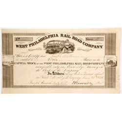 West Philadelphia Rail Road Co stock  (86970)