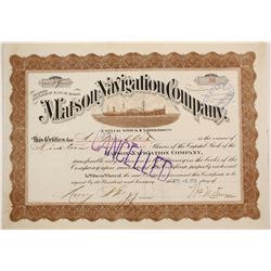 Matson Navigation Company  (87209)
