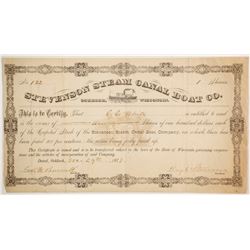 Stevenson Steam Canal Boat Co  (86575)