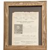 Image 1 : Pinkerton Wanted Poster in Glassed Frame  (88638)