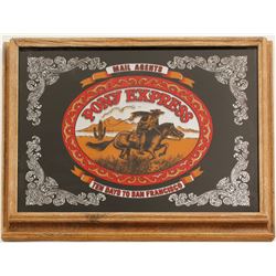 Framed New Pony Express Mirror  (61226)