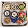 Image 1 : Nine US Military and Related Lapel Pins  (88643)
