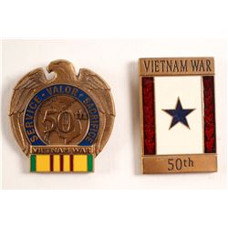 Vietnam 50th Anniversary Pins  (88644)