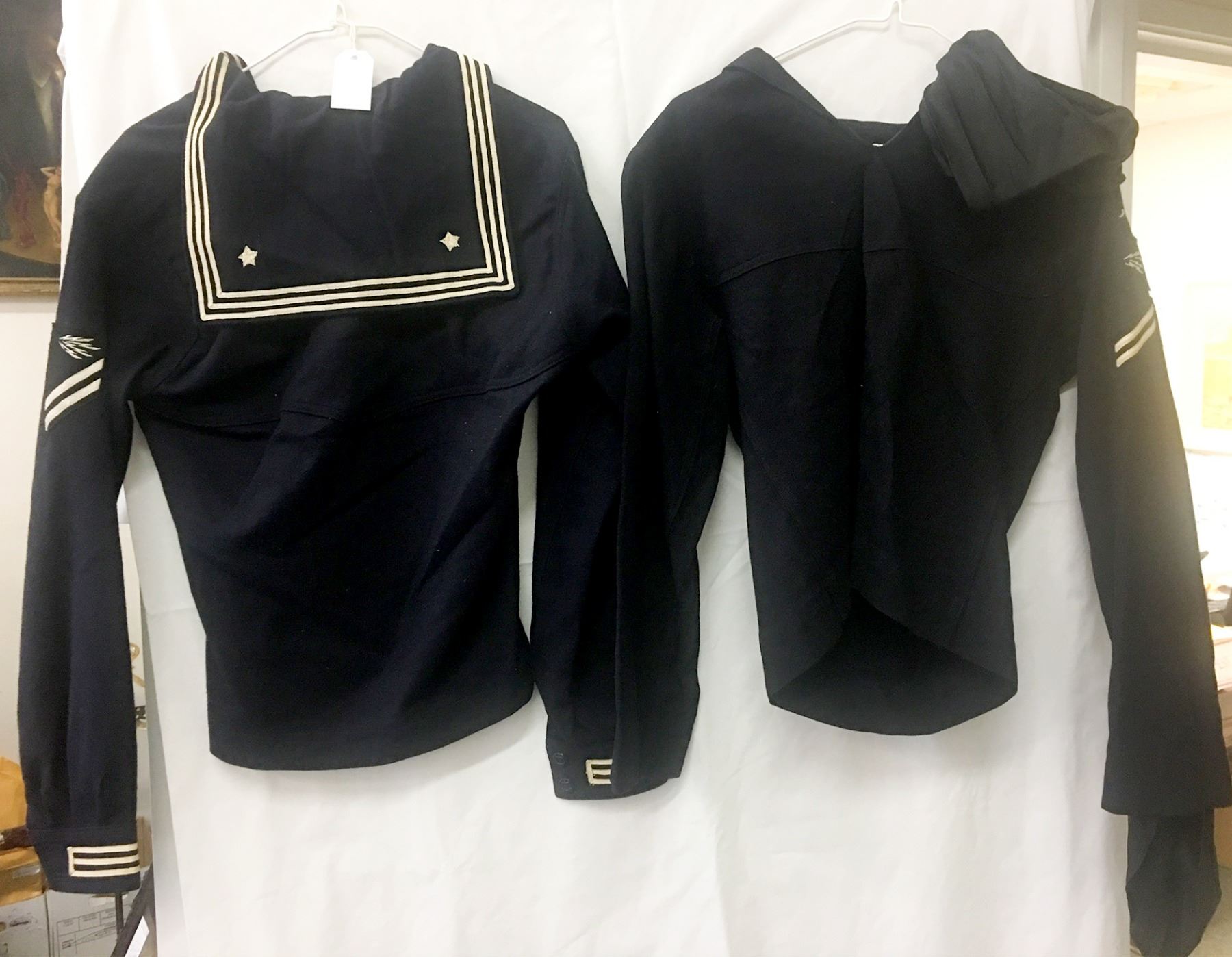 world war 2 navy dress blues U.S. Blue Water Navy Uniforms of WWII: The Military Mark