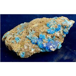 Chalcanthite on Pyrite Matrix  (88621)