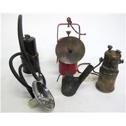 Underground Miner Lamps (4)  (88379)