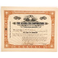 Alaska Tin Corporation Stock  (88073)
