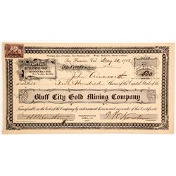 Bluff City Gold Mining Company Stock  (88076)