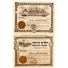 Image 1 : Two Alaska 1900's Oil Stock Certificates  (88061)