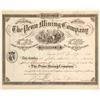 Image 1 : The Penn Mining Company Stock Certificate  (62278)