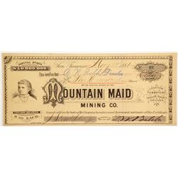 Mountain Maid Mining Company Stock  (88020)