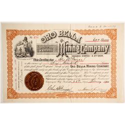 Oro Bella Mining Company Stock  (88140)