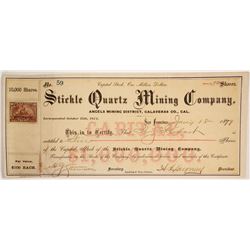 Stickle Quartz Mining Company  (86147)