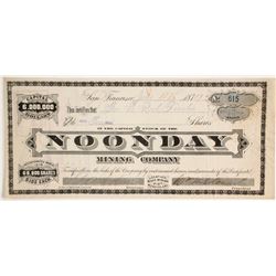 Noonday Mining Company Stock  (86145)