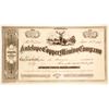 Image 1 : Antelope Copper Mining Co. Stock Certificate, Del Norte Co., 1863   (62919)