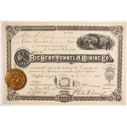 Big Bend Tunnel & Mining Company Stock  (86771)