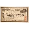 Image 1 : California Consolidated Mill and Mining Company Stock - WiTH VERY RARE DATELINE  (86042)