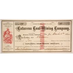Catarena Coal Mining Company Stock  (86155)