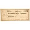 Image 1 : Lamoille Mill and Mining Company Stock  (86048)