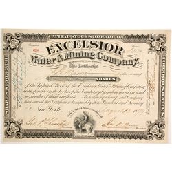 Excelsior Water & Mining Company Stock  (88109)