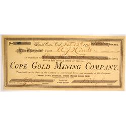 Cope Gold Mining Company  (87903)