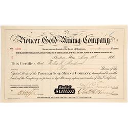 Pioneer Gold Mining Company  (87973)