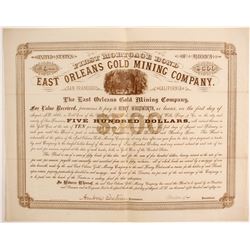 East Orleans Gold Mining Company Bond  (86775)