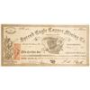 Image 1 : Spread Eagle Copper Mining Co. Stock Certificate, Saginaw District, 1863  (62923)