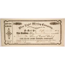 Blue Light Mining Company Stock  (86172)