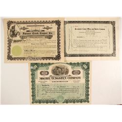 3 Death Valley area Mining Stocks  (86562)