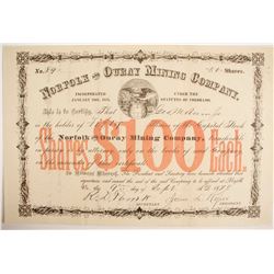 Norfolk and Ouray Mining Company Stock  (87924)
