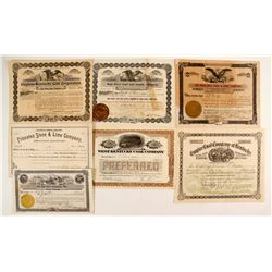 Kentucky Coal stock certificates  (7)  (87261)