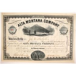 Alta Montana Company Stock  (87961)