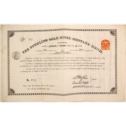 Sterling Gold Mines Bond  (87976)
