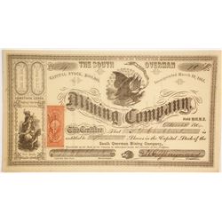 South Overman Mining Company Stock  (86110)