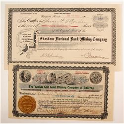 2 Goldfield, NV Mining stocks  (88412)