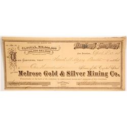 Melrose Gold & Silver Mining Co.  (86509)