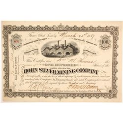 Horn Silver Mining Company Stock  (86750)