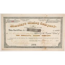 Himalaya Mining Company Stock  (86753)