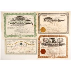 Remainder of Utah Mining Stocks  (88036)