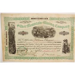 Silver Mountain Mining Company Stock  (87931)