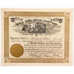 Gold Exploiting Company Stock  (88030)