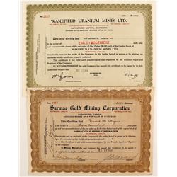 2 Quebec stocks for Uranium/Gold mine  (87250)