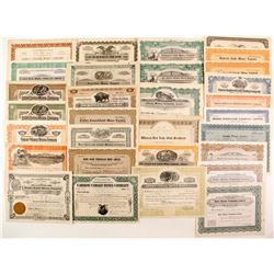 Ontario Mines - 30 stock certicates  (87241)