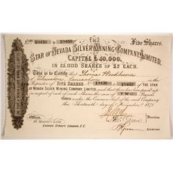 Star of Nevada Silver Mining Co. Ltd  (86551)