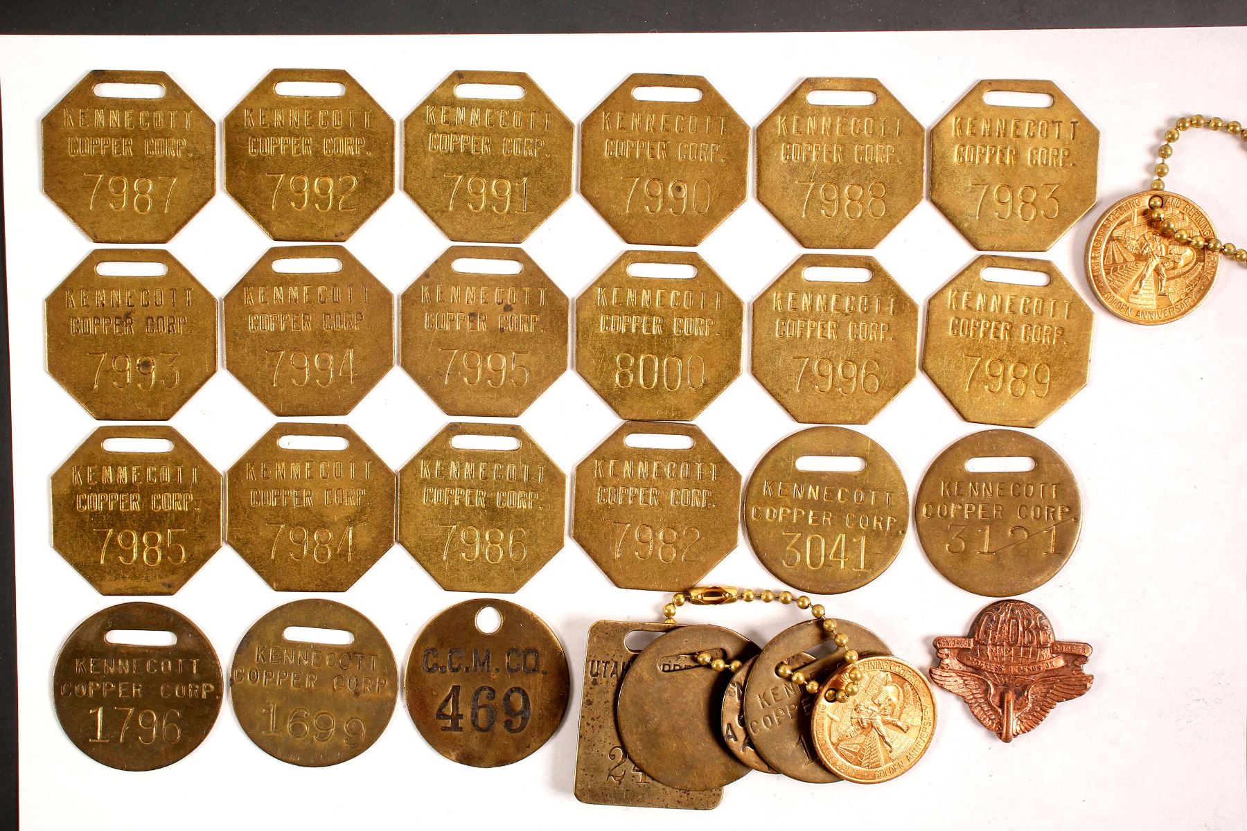 Copper Mining Tags (87306)