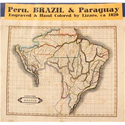 Peru, Brazil & Paraguay Maps  (59638)