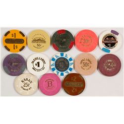 Northern NV Gaming Chips (19)  (87119)